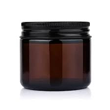 250 ml Black Amber Mason Jar (Pack of 6 pcs) - AEGJ0025