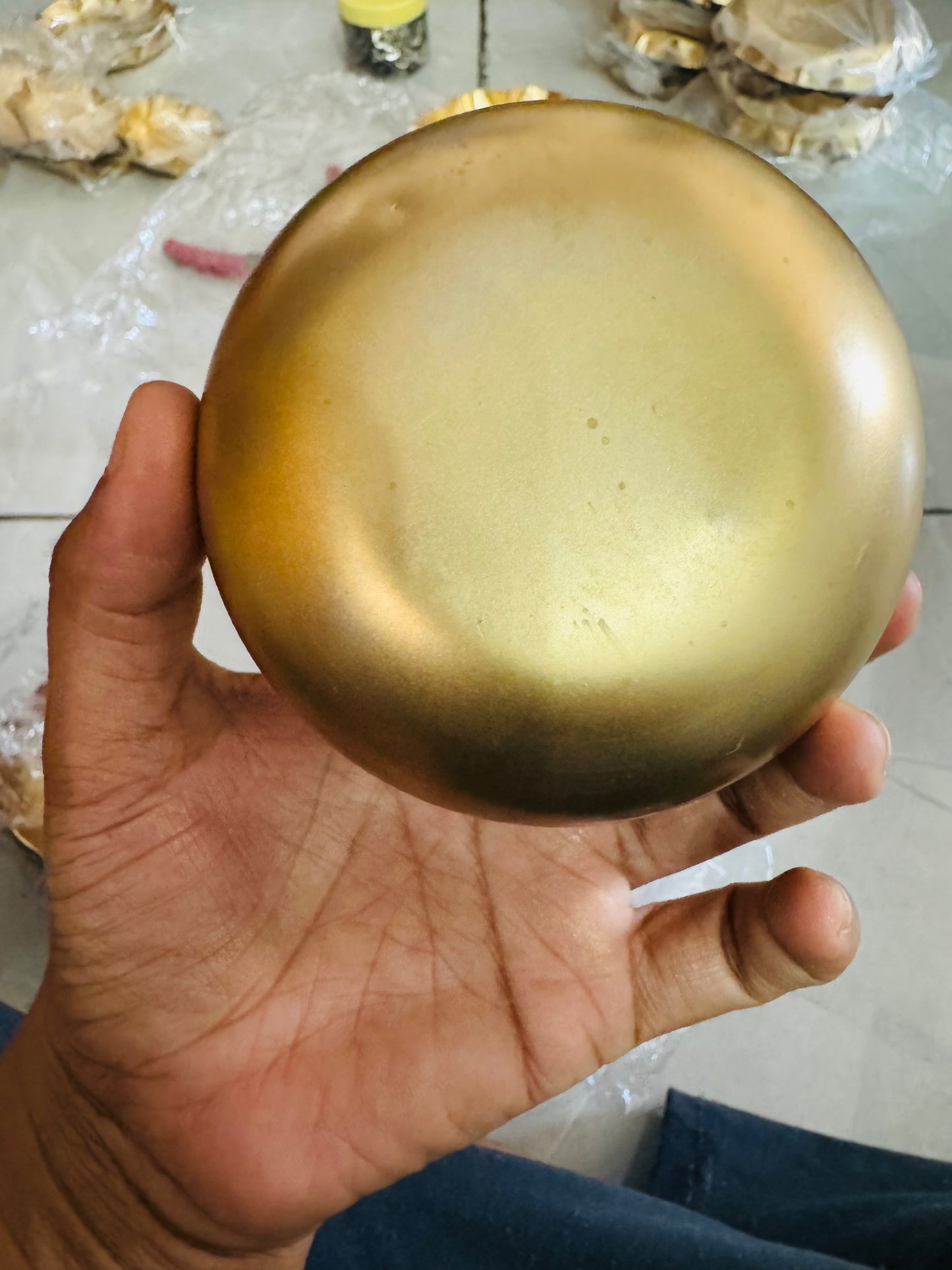 Metal Star Votive Round Bowl - AEMU0007