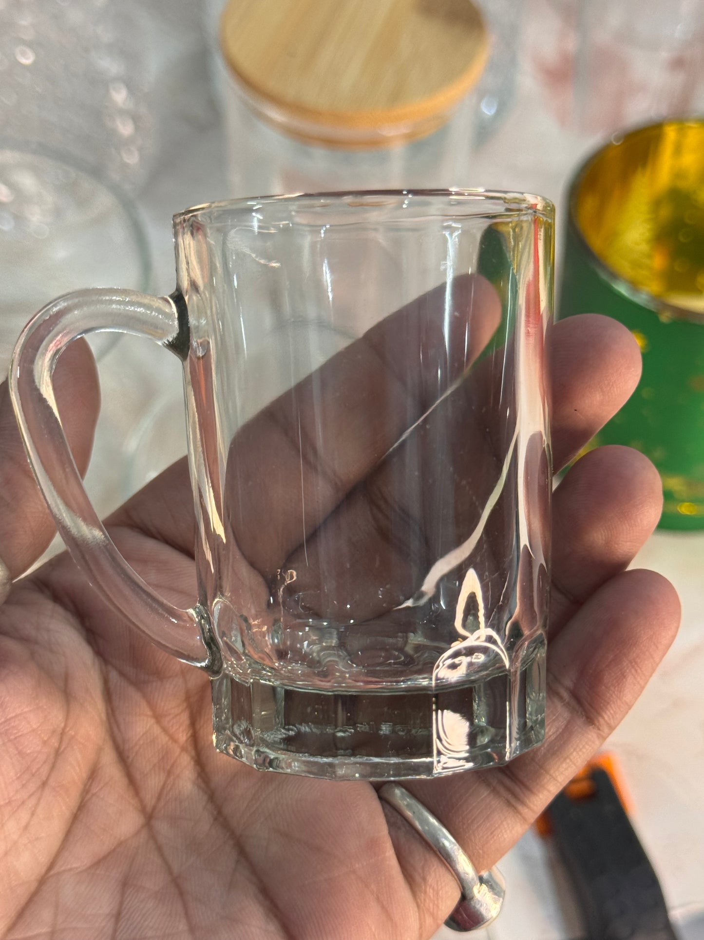 Mini Beer Mug | Shot Glass with Handle ( Pack of 6) - AEGJ0033