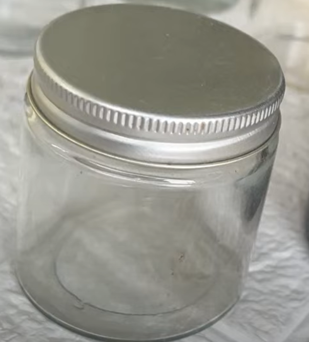 100 ml Plain Mason Jar with Lid (Pack of 6) - AEGJ0017
