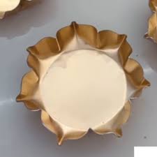 Metal Lotus Urli | Set of 4(3.5",4.5",5.5" & 6.5")  - AEMU0005