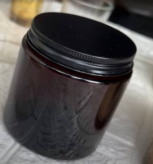 250 ml Black Amber Mason Jar (Pack of 6 pcs) - AEGJ0025