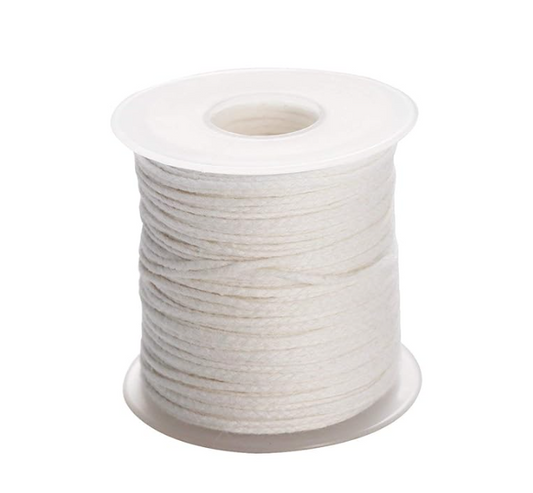 Flat-Braided Cotton Wick Roll (YBL-6/ YBL-7) with Sustainer - AE005