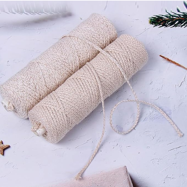 Ecobraided Cotton Wick Roll  - AE003