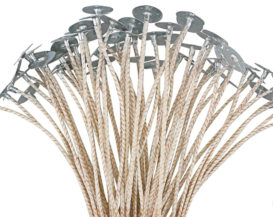Pre-Tabbed Flat-Braided Cotton Wick(Pack of 50)- AE019