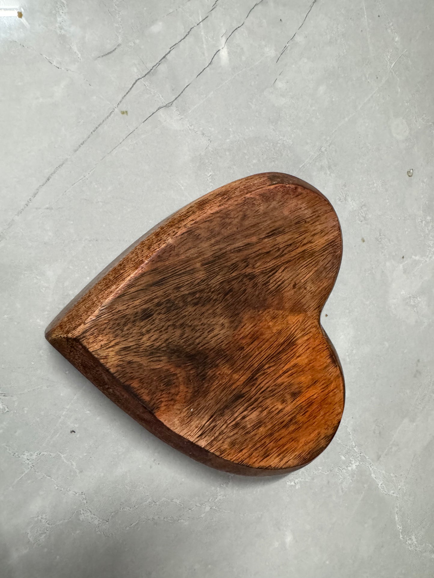 Heart Shaped Wooden Bowl - AEWB0002