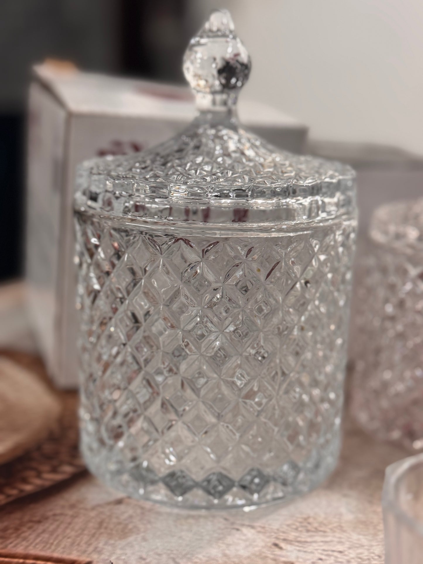 Big Diamond Shaped Jar - AEGJ0035