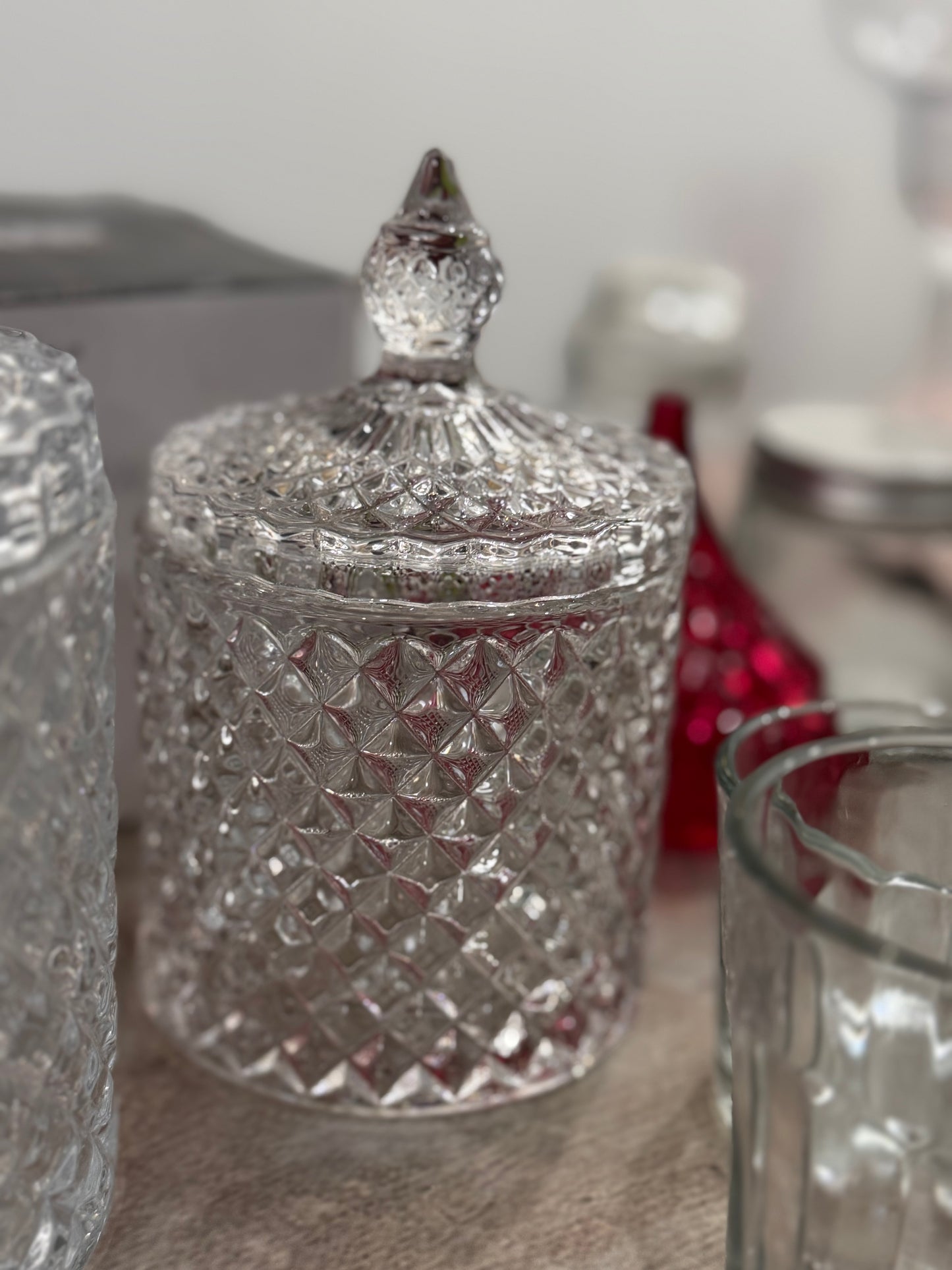 Big Diamond Shaped Jar - AEGJ0035