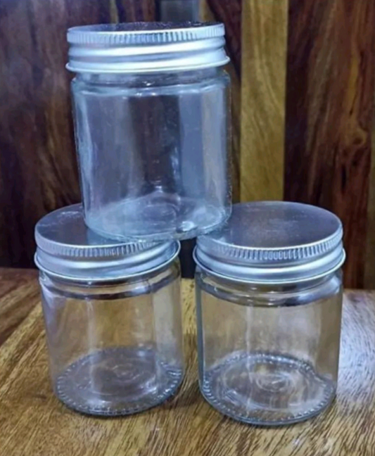 100 ml Plain Mason Jar with Lid (Pack of 6) - AEGJ0017