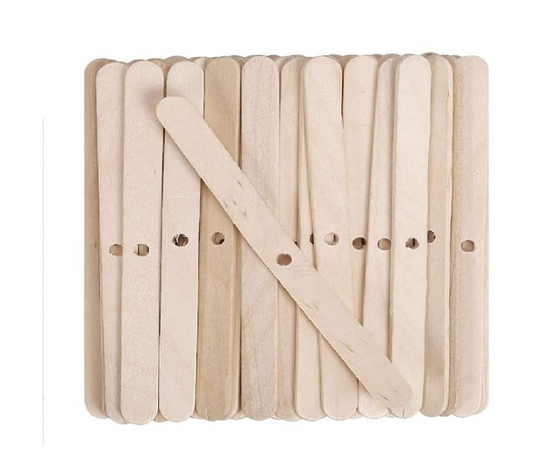 Wooden Wick Holder (Pack of 25)-AE010