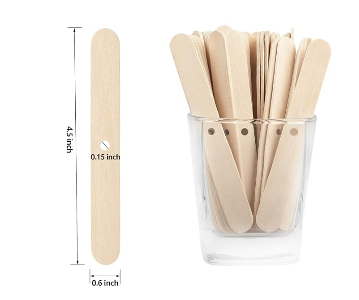 Wooden Wick Holder (Pack of 25)-AE010